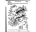 Frigidaire FFC15D9AW2 chest freezer parts diagram