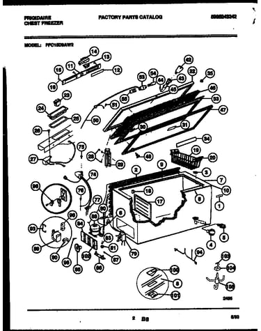 Chest freezer parts