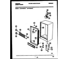 Frigidaire FFU12M4AW2 cabinet parts diagram