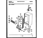 Frigidaire FFU17M6AW2 cabinet parts diagram