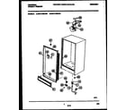 Universal/Multiflex (Frigidaire) MFU17M3AW1 cabinet parts diagram
