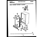 Universal/Multiflex (Frigidaire) MFU12M2AW1 cabinet parts diagram