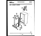 Universal/Multiflex (Frigidaire) MFU09M2AW1 cabinet parts diagram