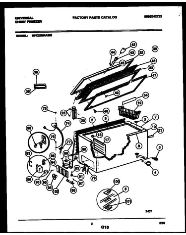 Chest freezer parts