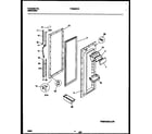 Frigidaire FRS28XHAB0 refrigerator door parts diagram