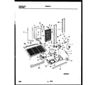Frigidaire FRS28XHAW0 system and automatic defrost parts diagram