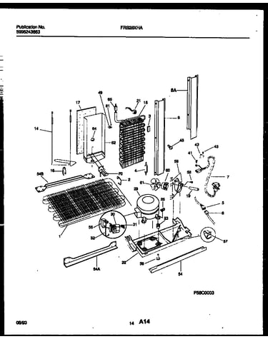 System and automatic defrost parts
