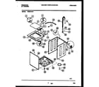 Frigidaire WDSCLW2 cabinet parts diagram