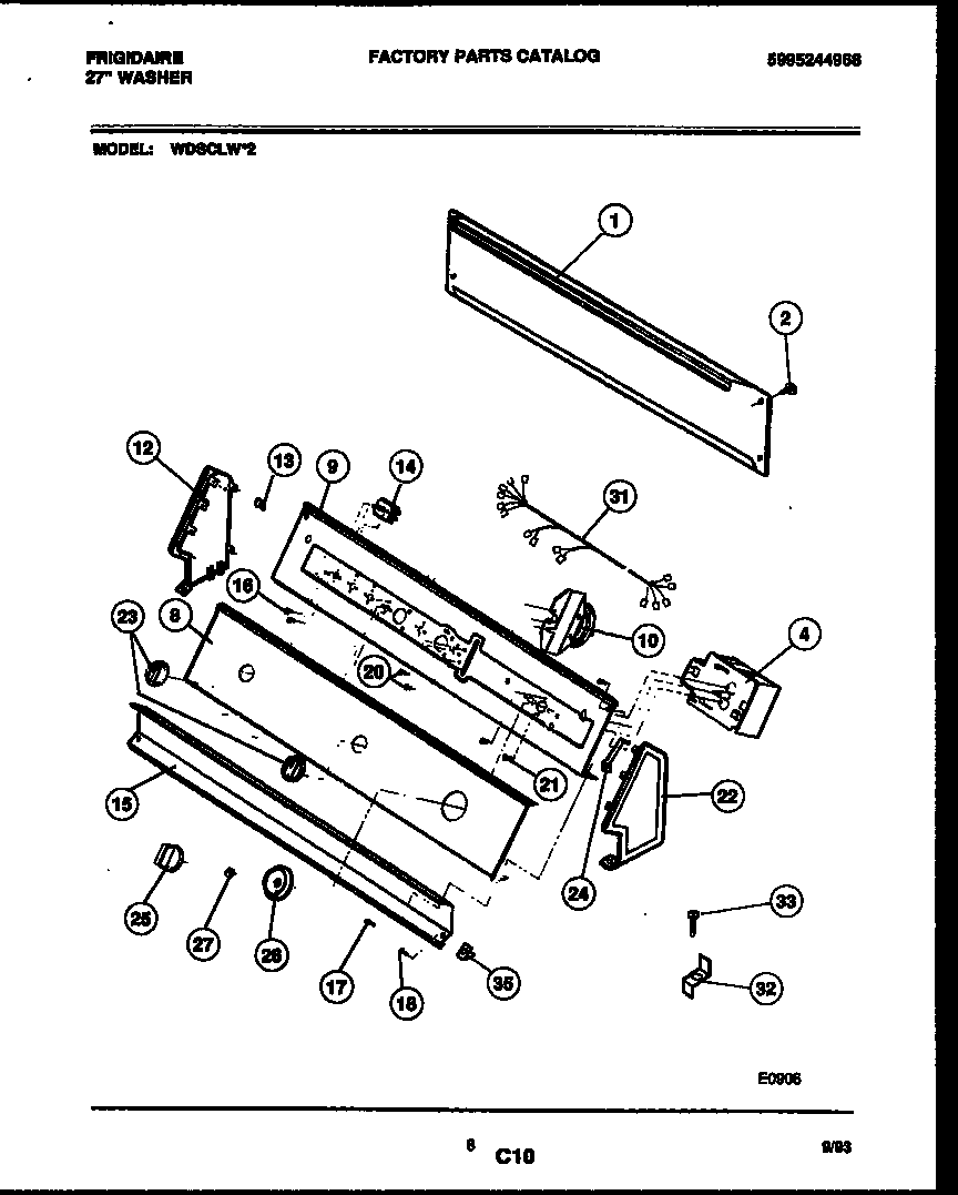 CONSOLE AND CONTROL PARTS