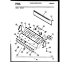 Frigidaire WISCLW2 console and control parts diagram