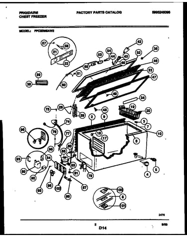Chest freezer parts