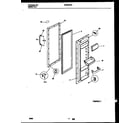 Frigidaire FRS24WPAW0 refrigerator door parts diagram