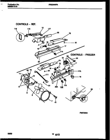 Refrigerator control assembly, damper control assembly and f
