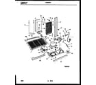 Frigidaire FRS24WPAD0 system and automatic defrost parts diagram