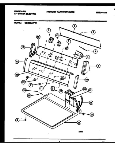 Console and control parts