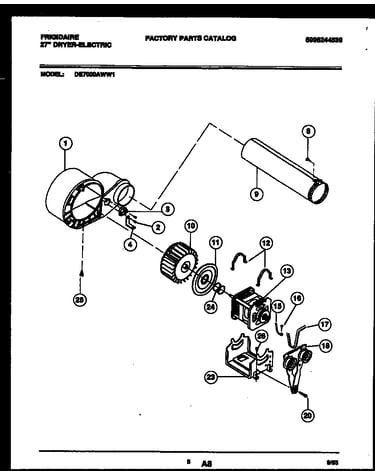 Blower and drive parts