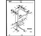 Kelvinator CP303VC3W1 burner, manifold and gas control diagram