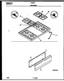 Cooktop and drawer parts