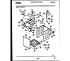 Frigidaire WA4720RW2 cabinet parts diagram