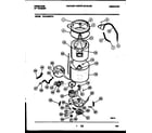 Frigidaire WA4720RW2 tub detail diagram