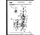 Frigidaire WA4720RW2 transmission parts diagram