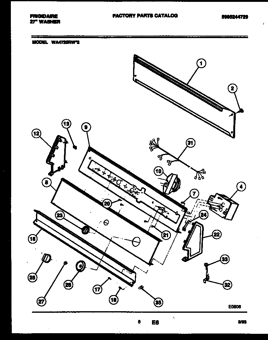 CONSOLE AND CONTROL PARTS