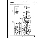 Frigidaire WA7200AWW2 transmission parts diagram
