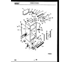 Frigidaire FRT22NHAW0 cabinet parts diagram