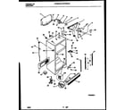 Frigidaire FRT22NHAD0 cabinet parts diagram