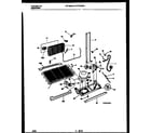 Frigidaire FRT22NHAD0 system and automatic defrost parts diagram