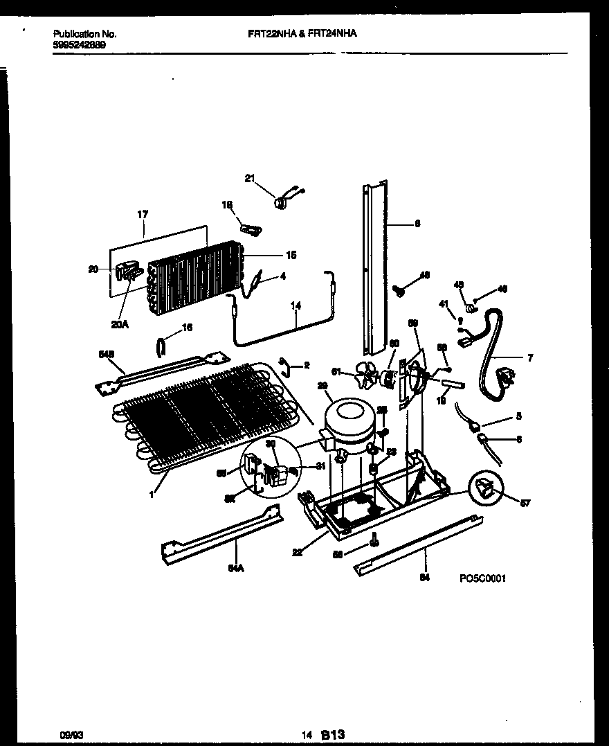 System and automatic defrost parts