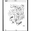 Frigidaire FRT24RHAB1 cabinet parts diagram