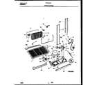 Frigidaire FRT24RHAD1 system and automatic defrost parts diagram