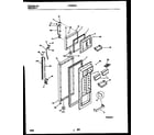 Frigidaire FRT22QRAD3 door parts diagram