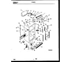 Frigidaire FRT22QRAY3 cabinet parts diagram