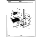 Frigidaire FRT22QRAW3 system and automatic defrost parts diagram
