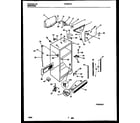 Frigidaire FRT20PHAD0 cabinet parts diagram