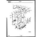 Frigidaire FRT20PHAW0 cabinet parts diagram