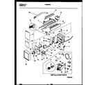 Frigidaire FRS26WRAW0 ice maker and installation parts diagram