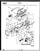 Ice maker and installation parts