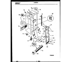 Frigidaire FRS22WNAD1 cabinet parts diagram