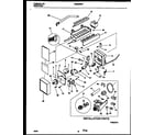 Frigidaire FRS22WNAD1 ice maker and installation parts diagram