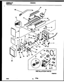 Ice maker and installation parts
