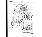 Frigidaire FRT26XHAB0 ice maker and installation parts diagram