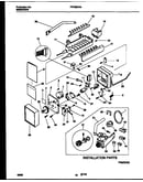 Ice maker and installation parts