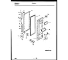 Frigidaire FRS22WHAW0 refrigerator door parts diagram