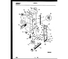 Frigidaire FRS22WHAW0 cabinet parts diagram