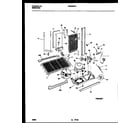 Frigidaire FRS22WHAW0 system and automatic defrost parts diagram