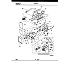 Frigidaire FRS22WHAW0 ice maker and installation parts diagram