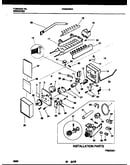 Ice maker and installation parts